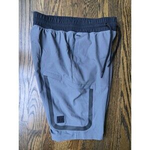 New Under Armour Sportstyle Elite Cargo Shorts Mens S Gray 9" Drawstring Pockets